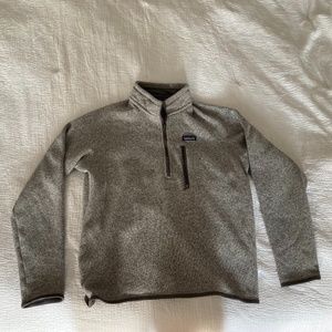 Patagonia Large Quarter Zip Grey (Birch White)